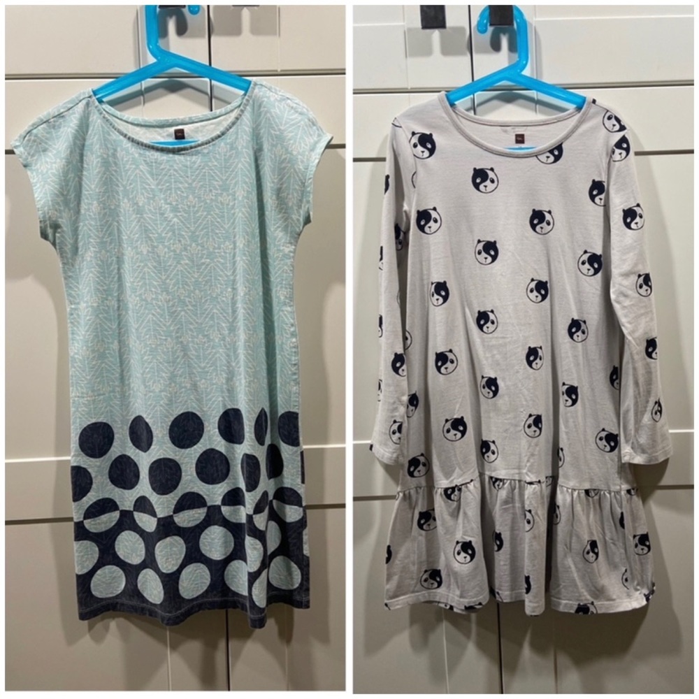 💙2 Girls TEA DRESS BUNDLE! size 10 NWOT 💜